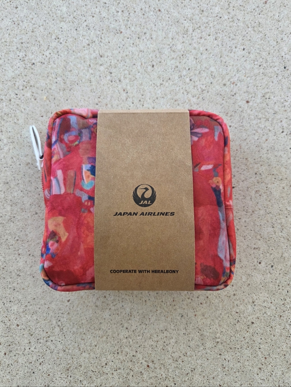 Japan Airlines Business Class Amenity Kit Pouch Heralbony Unopened